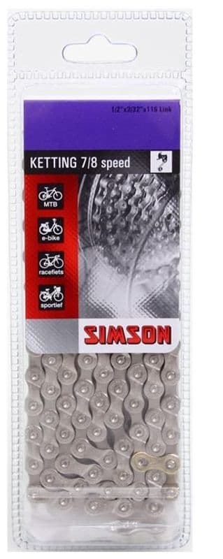 Simson derailleur ketting 7-8 speed 