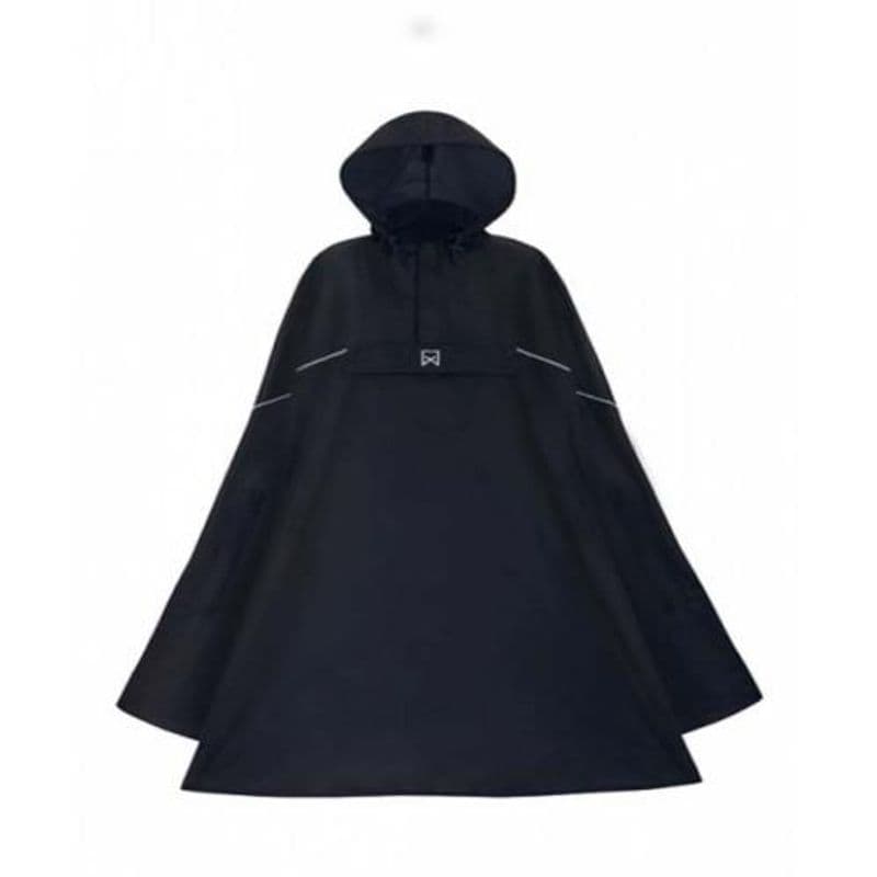 Poncho Zwart L/XL