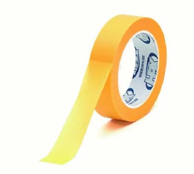 Afplaktape Oranje 25 mm