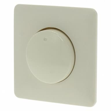 Peha centraalplaat met dimmer knop creme