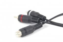 Audiokabel tulp splitter