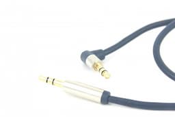 Audiokabel jack - jack haaks slimline