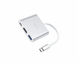 USB-C naar USB-C, HDMI en USB 3.0.