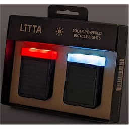 Verlichtingsset solar zwart LITTA